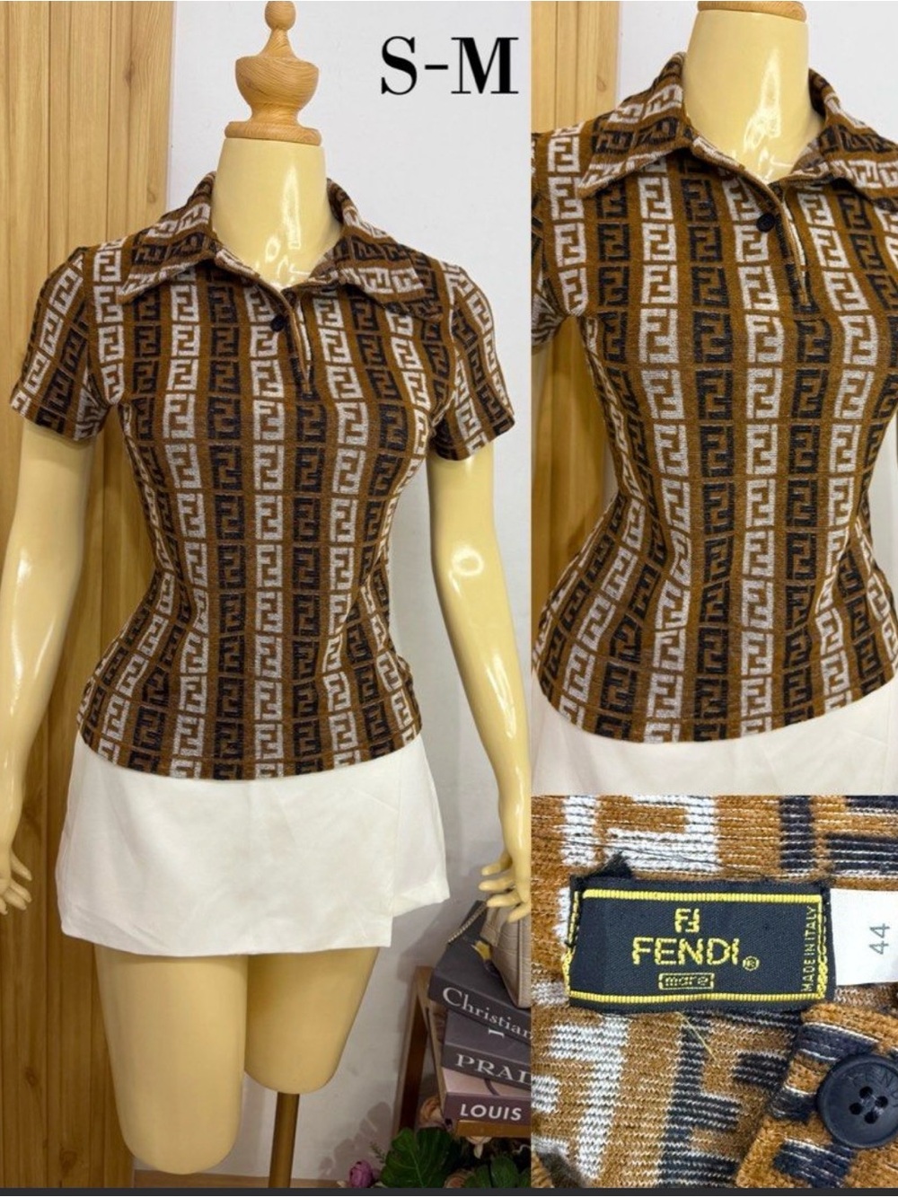 FENDI Monogram Polo Shirt (FINAL SALE)